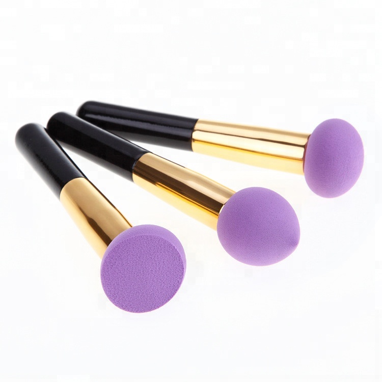 2019 Trendy Cosmetic Tools Purple Makeup Brush Non-latex Foundation Sponge Brush