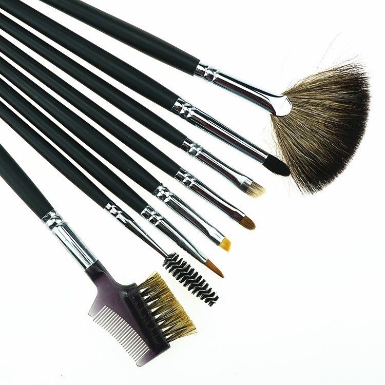 Professional customized 21pcs natural hair makeup brush set with women makeup bag pouch