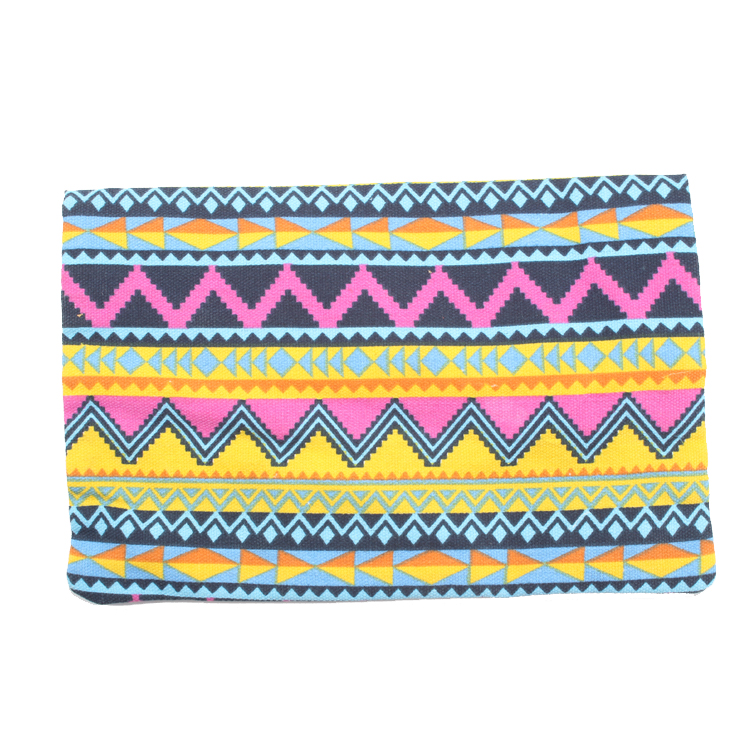 Colorful Canvas Clutch Handbag Foldable Envelope Clutch Bag