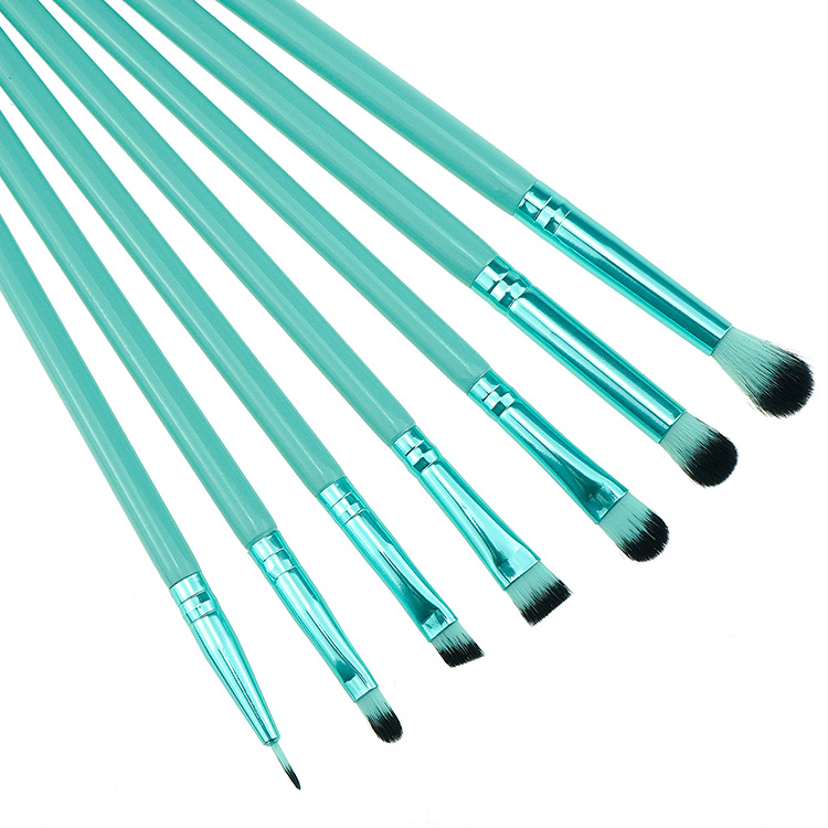 New Fresh Green 10pcs Mermaid Makeup Brush Set With Case Beauty Tools