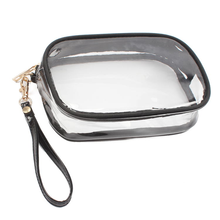 Clear TSA Approved Toiletry Bag for Liquid Bottles Travel Luggage PVC Cosmetic Pouch Carry On