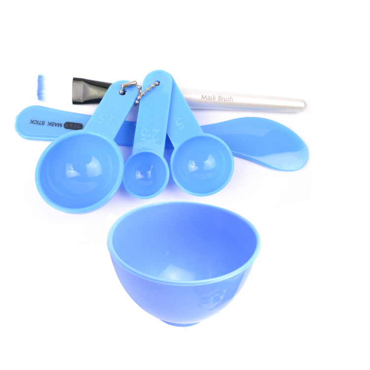 Synthetic Hair Facial Use Mask Brush Set With Bowl And Spoon