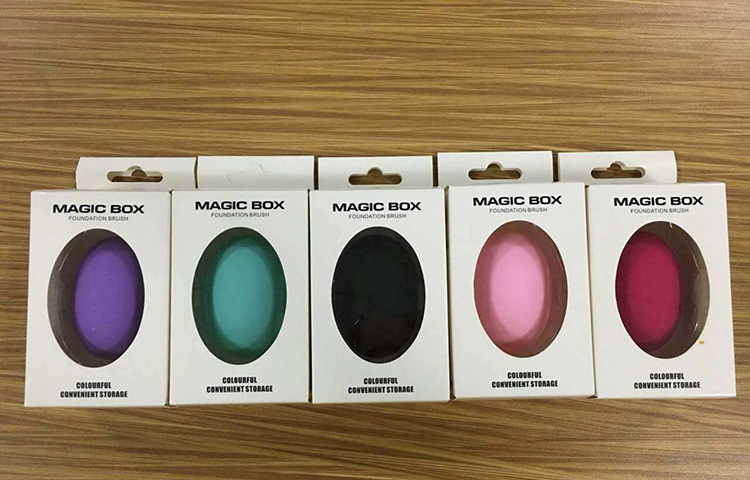 magic egg single oval portable make up kabuki liquid foundation brush