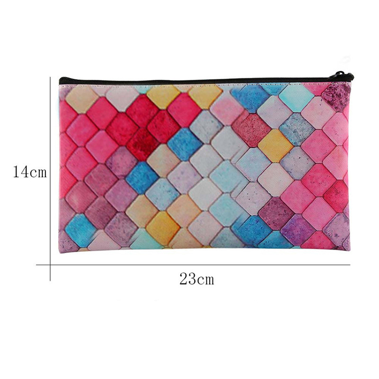 Small Makeup Brush Bag for Purse Cute Mini Cosmetic Case Glitter Pencil Case