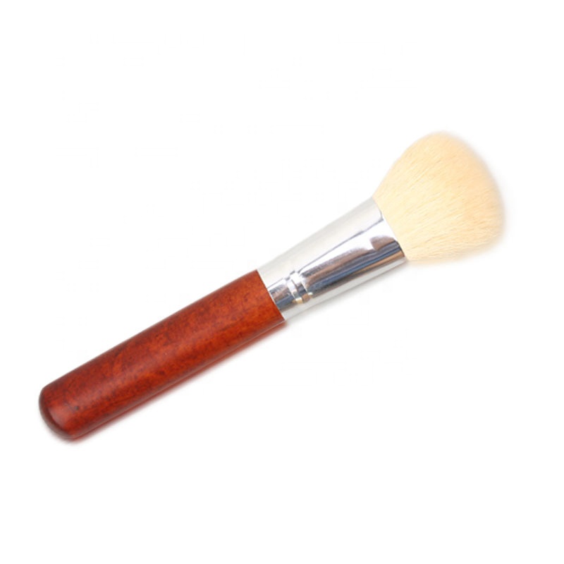 Private Label Big Face Powder Makeup Brush Rosewood Powder Cosmetic Brush