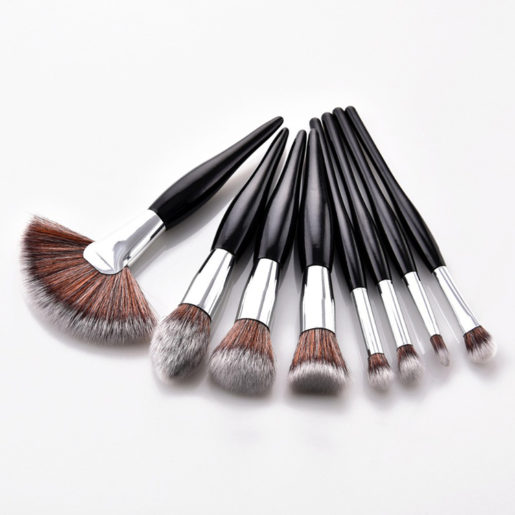 8 pcs make-up tools luxury taklon private label brush makeup set