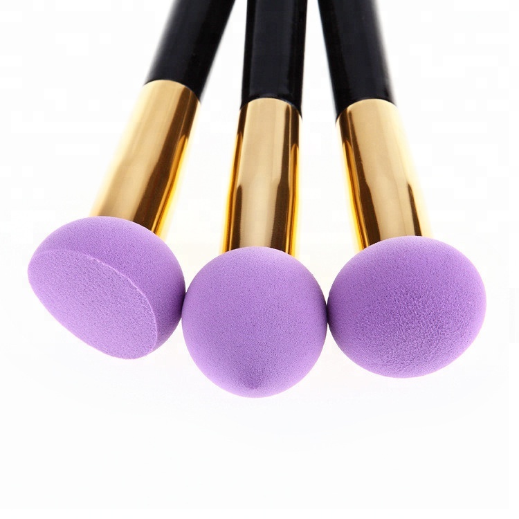 2019 Trendy Cosmetic Tools Purple Makeup Brush Non-latex Foundation Sponge Brush