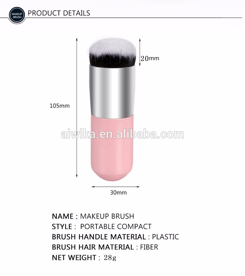 OEM Single Makeup Brush Facial Face brushes wooden handle makeup brush