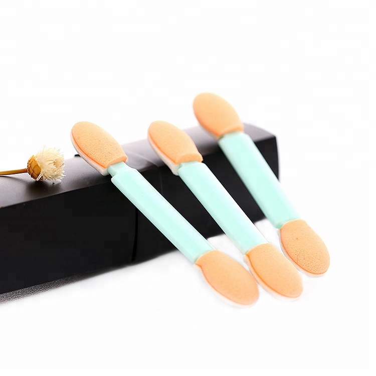 Free Gift Disposable Eyeshadow Palette Use Sponge Dual Eyeshadow Sponge Applicator