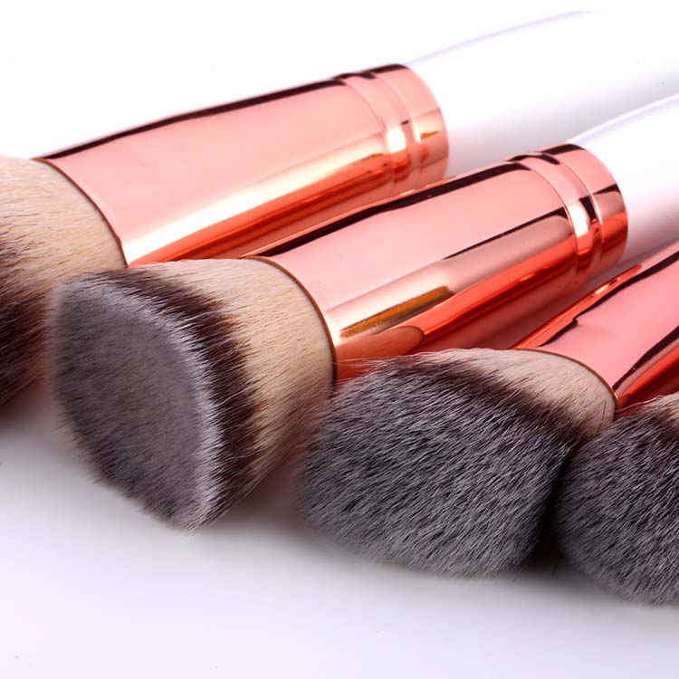 12PCS Brushes Makeup with Illuminating brush foundation brush flat kabuki brush and eye brushes