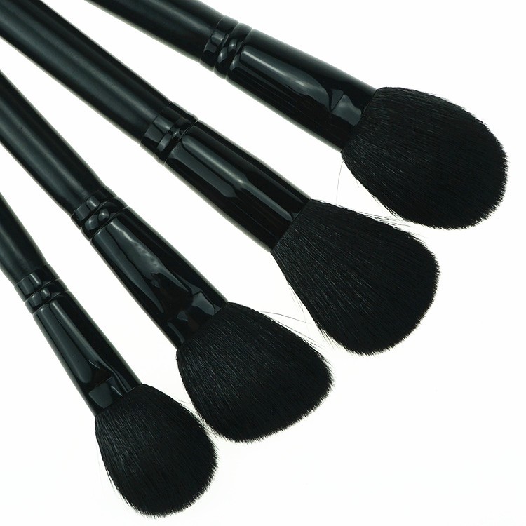 32Pieces Shenzhen Factory Professional Customized Black Cosmetic Brush Set Pouch