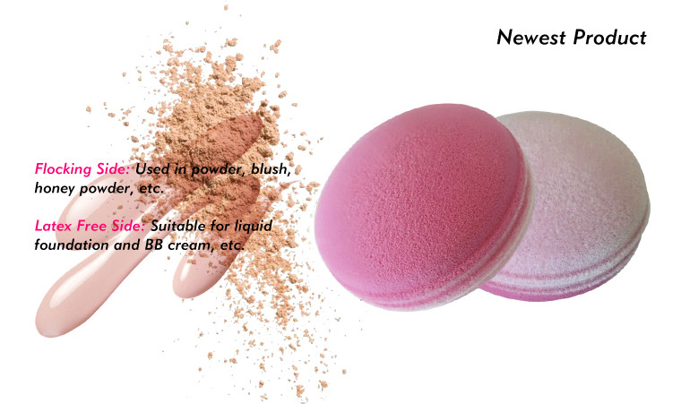 Hydrophilic Non-Latex round Cosmetic makeup Sponge Blender Puff