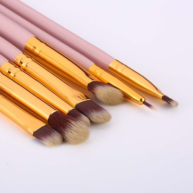 Hot Sale 11 pcs Private Label Multipurpose Tool Oval Makeup Brush Set With Bag