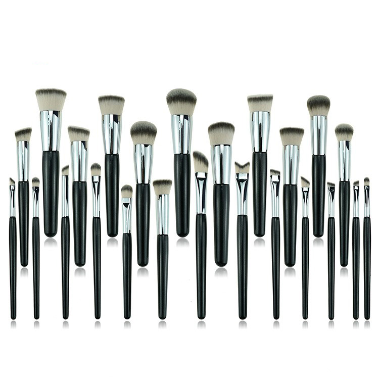 24Pcs Eye Brush Fluffy Pincel De Maquiagem Professional Makeup Brushes Set