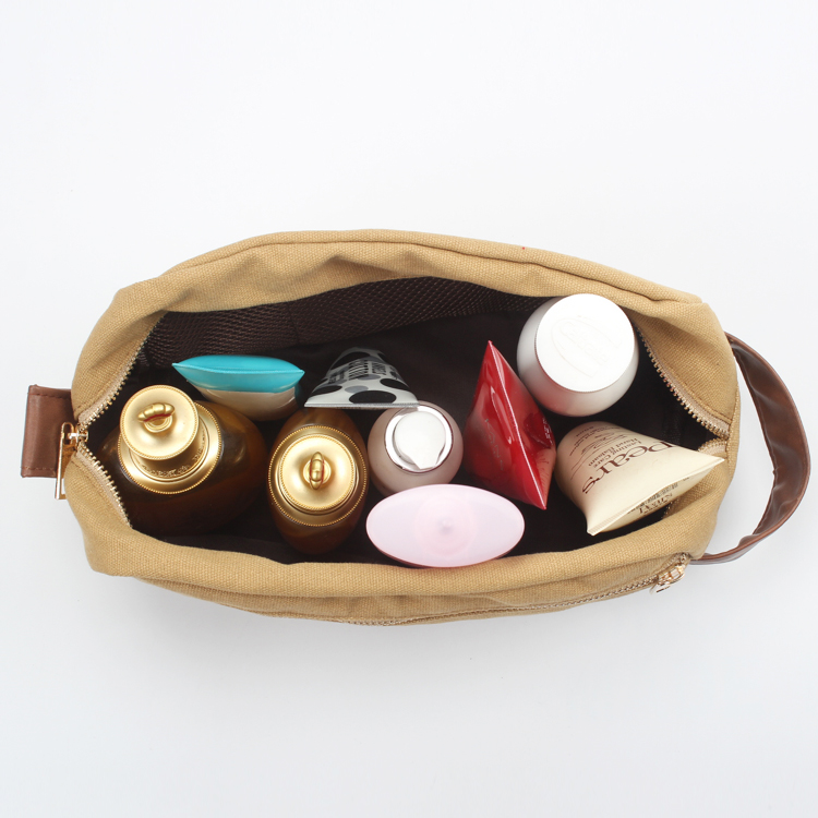 Canvas Travel Men's Toiletry Bag Cosmetic Bag