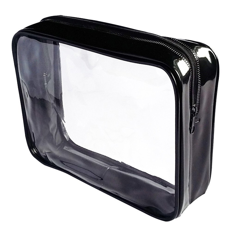 Clear Cosmetic Bag Travel Case Waterproof Zipper Toiletry Organizer