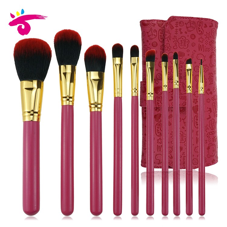 10Pcs Custom Reasonable Price Engraved Paint Brushes With Bag
