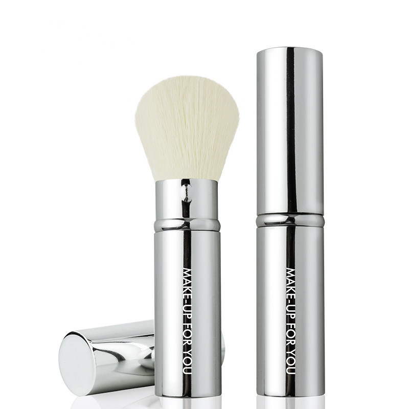 Cosmetic brush manufacturers  nylon hair retractable brush beauty cosmetics