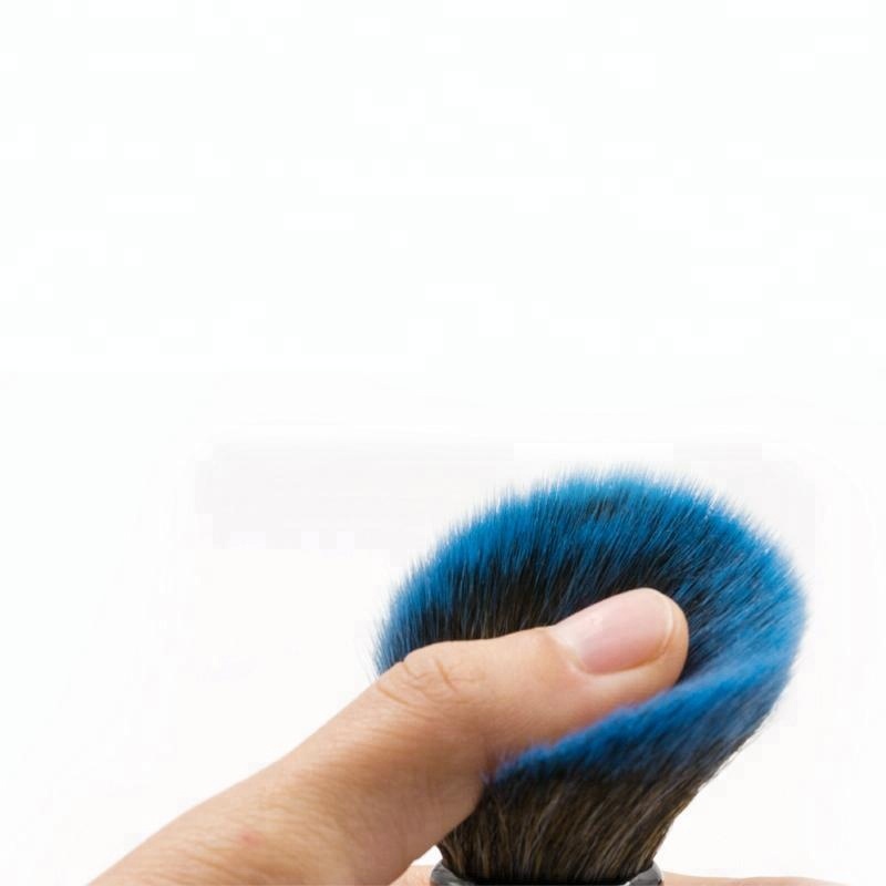 China Supplier Vegan Duo Fiber Makeup Brush Wooden Powder Brush