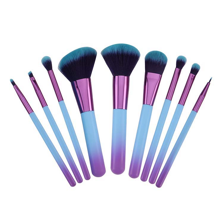 Cheap beauty cosmetic brushes kit Makeup Brush with PU bag