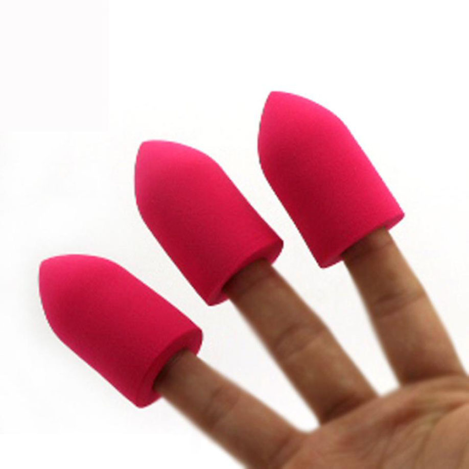 Brand New Finger Puff Flaw-less Makeup Fashion Foundation Powder Puff Bullet Sponge Cosmetic Puff