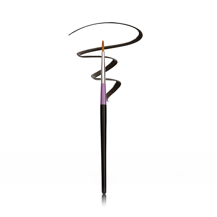 Soft ultra fine cosmetic eyeliner brush applicator