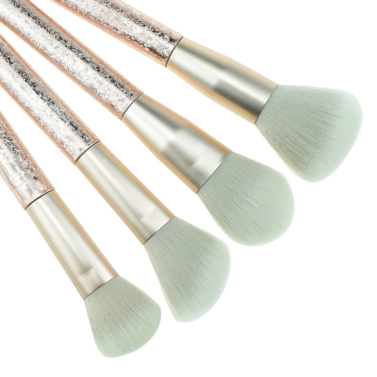 Rose Golden Ice-breaking Pattern Charcoal gray Private Label Makeup Brush Set maquiagem importada atacado