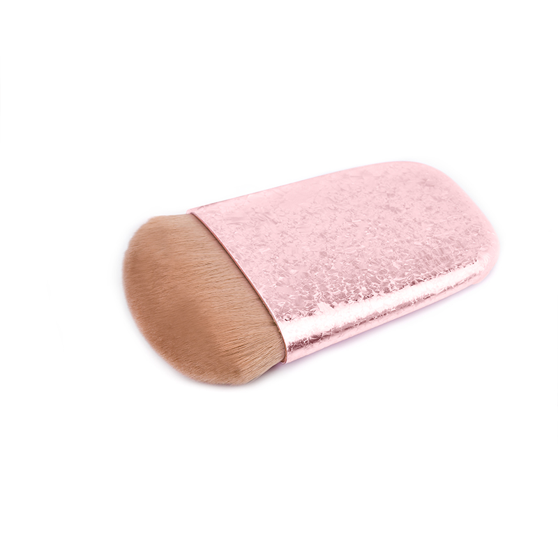 Electroplated Rimous Single Foundation Makeup Brush Soft Hair Kabuki Foundation Brush
