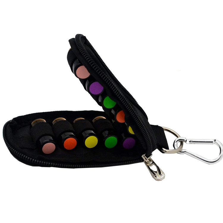 Essential Oil Key Chain Carrying Case Keychain Pouch Kit Travel Bag for Oil Bottles