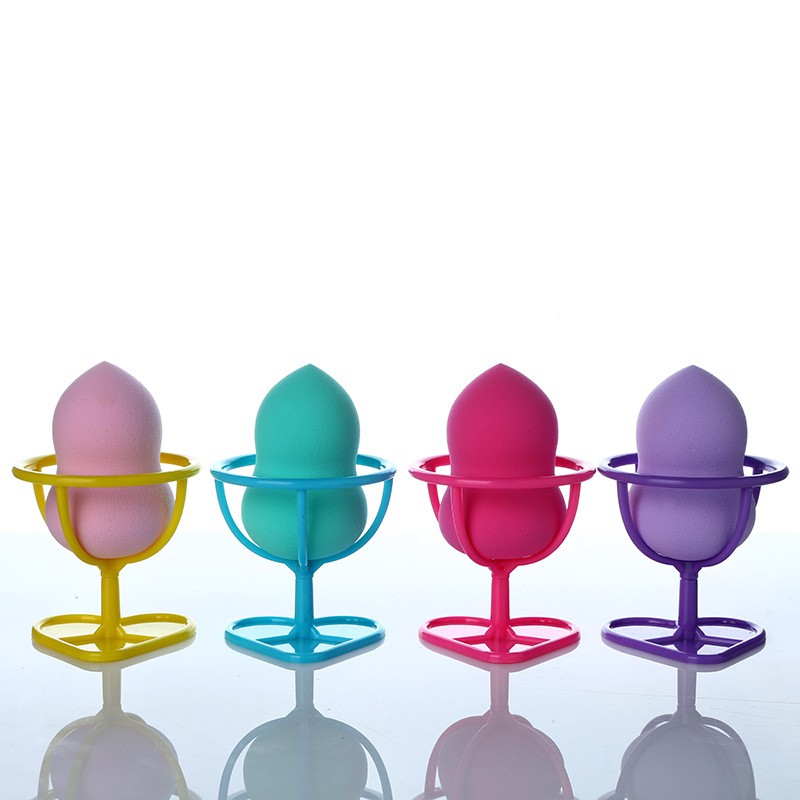 Blending makeup sponge Latec-free Yes Washable Beauty powder puff with sponge holder