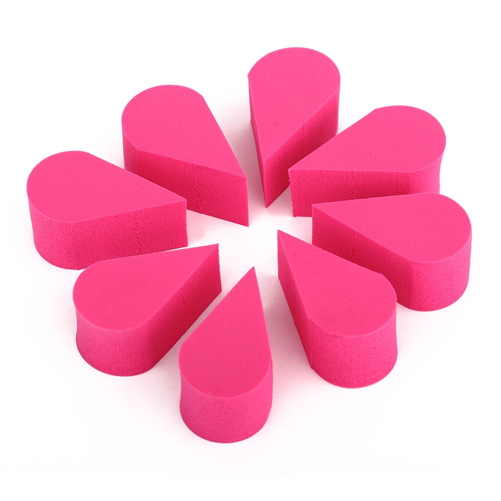 8pcs Make Up Sponge For Face Facial Sponge Powder Puff Set Flawless Beauty Maquillage Blender Women's Cosmetic Triangle Sponge
