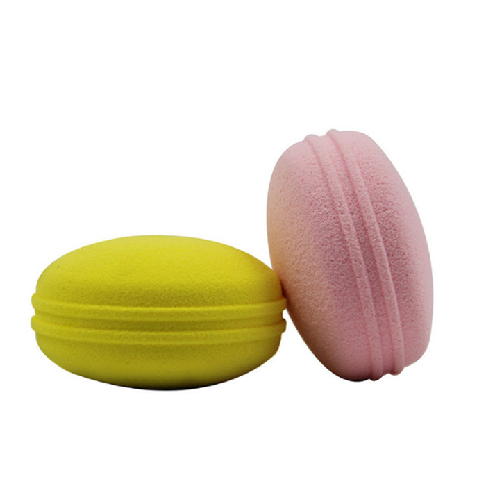 premium super soft Macaron makeup sponge customize shape size makeup sponge with pantone number