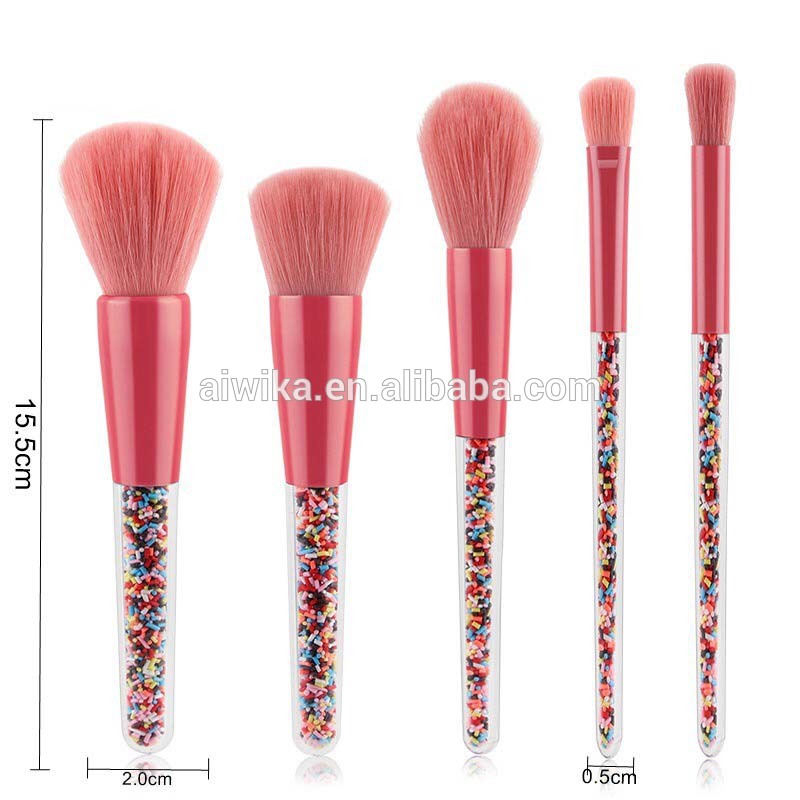 5Pcs Cosmetic Brush Custom Logo Makeup Brush New Makeup Brush Set