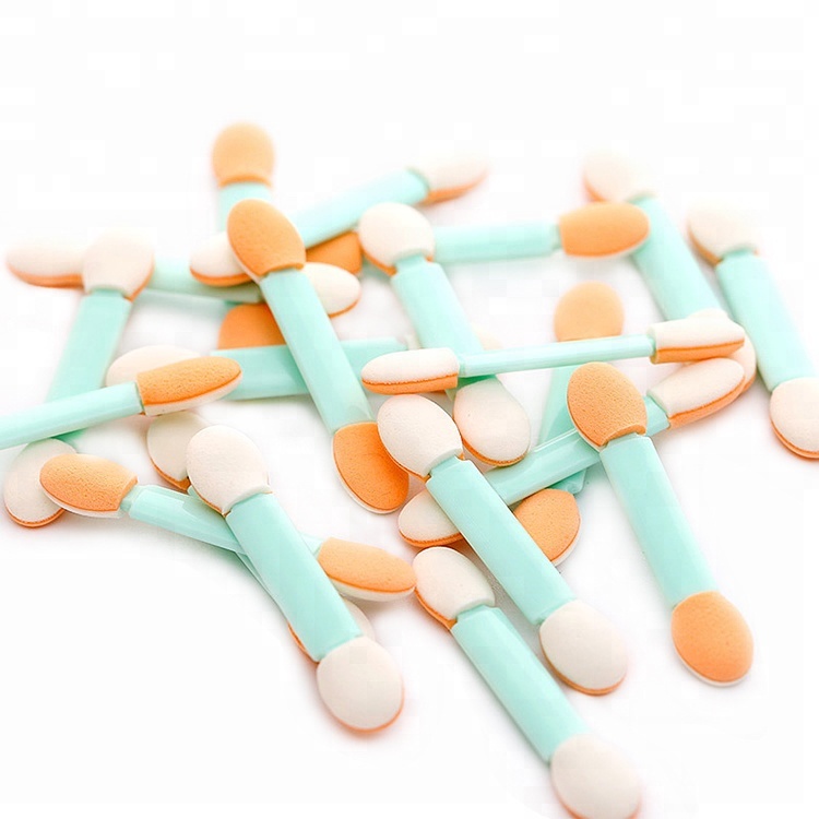 Free Gift Disposable Eyeshadow Palette Use Sponge Dual Eyeshadow Sponge Applicator