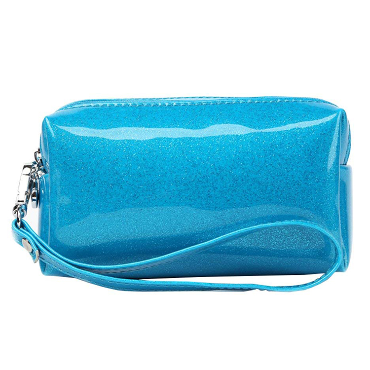 Handy Cosmetic Toiletry Bag Evening Party Women Clutch Purse Zipper Pouch Organizer Makeup Bag