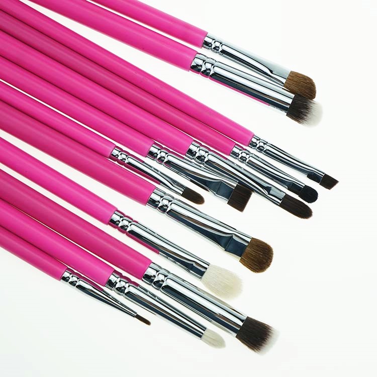18 Piece Pink Diy Quality Makeup Brushes Portable Makeup Brushes
