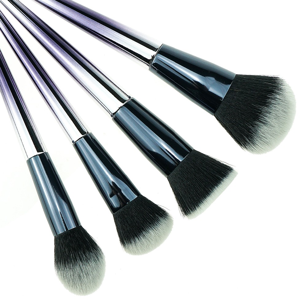 10Pcs Gradient Brush Luxury Synthetic Makeup Brushes