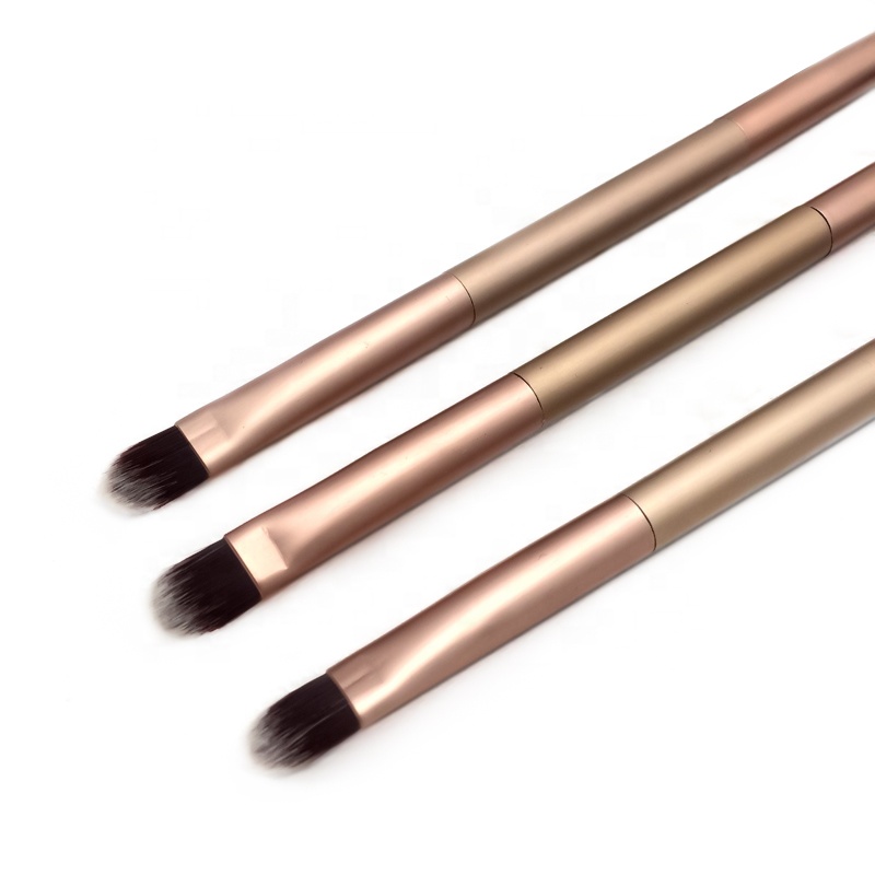 Double Sided Champagne 2 in 1 Eye shadow Blending Brush