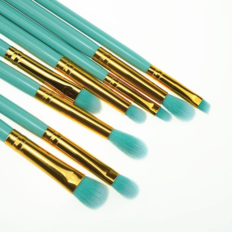 Wholesales vegan OEM 12pcs private label cosmetic makeup brushes makeup with pouch