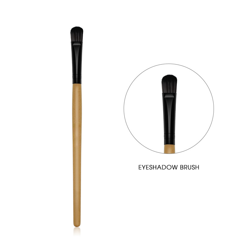 Eco Bamboo Makeup Brush Vegan Hair Eye brush For Eyeshadow