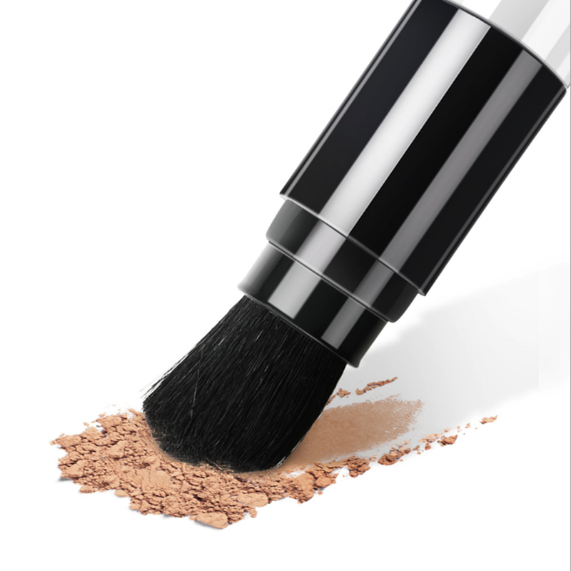 Sunscreen Cosmetic Beauty Dispensing Refillable Powder Brush Container