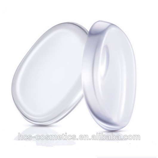 Double Use Washable Latex-free Silicone Beauty Sponge, Cosmetics Makeup Blender Sponge Makeup Sponge