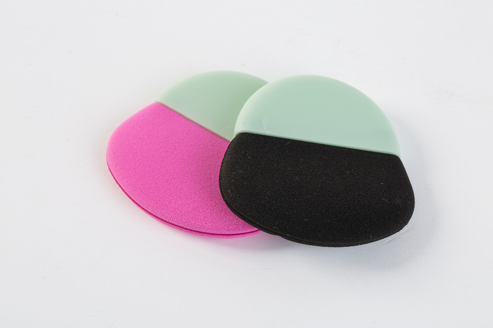 Compression power puff beauty color with PVC bag OEM acceptable foundation sponge