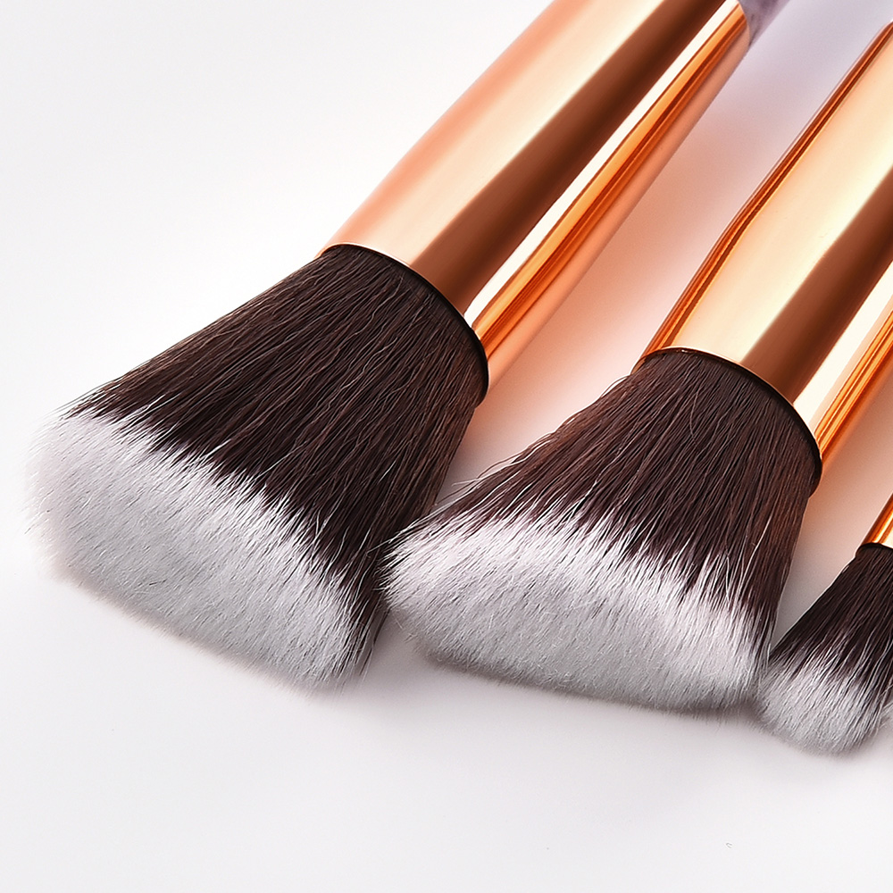 Hot Marble Make Up Sponge Puff Marble Makeup Brushes With PU Pouch
