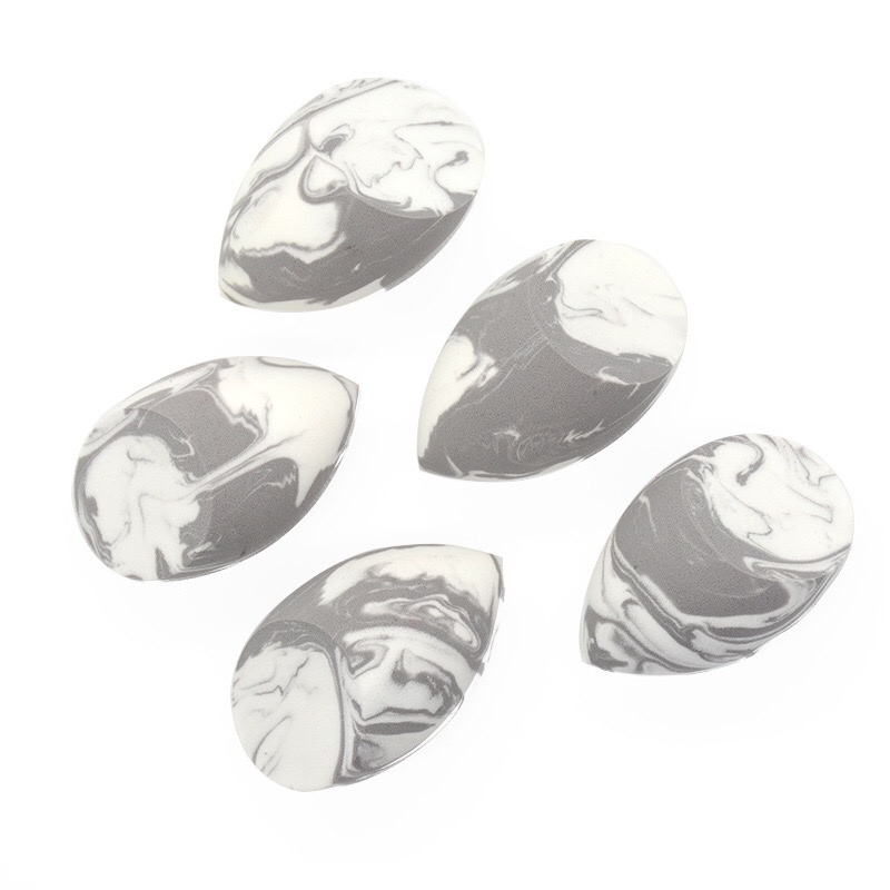 Mixed color Non latex Hot marble texture sponge for make up China factory manufacturer High stretch face sponge