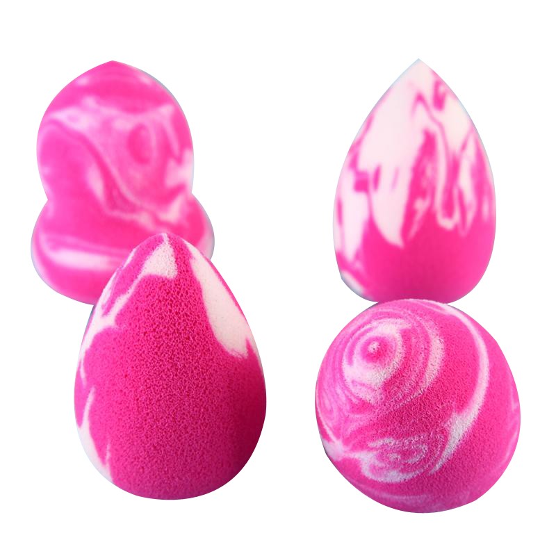 Non latex Hot marble texture sponge for make up China factory manufacturer High stretch face sponge