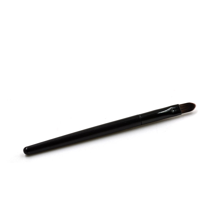 Factory Direct Short Handle Aluminum Tube Single Portable Best Lip Brush
