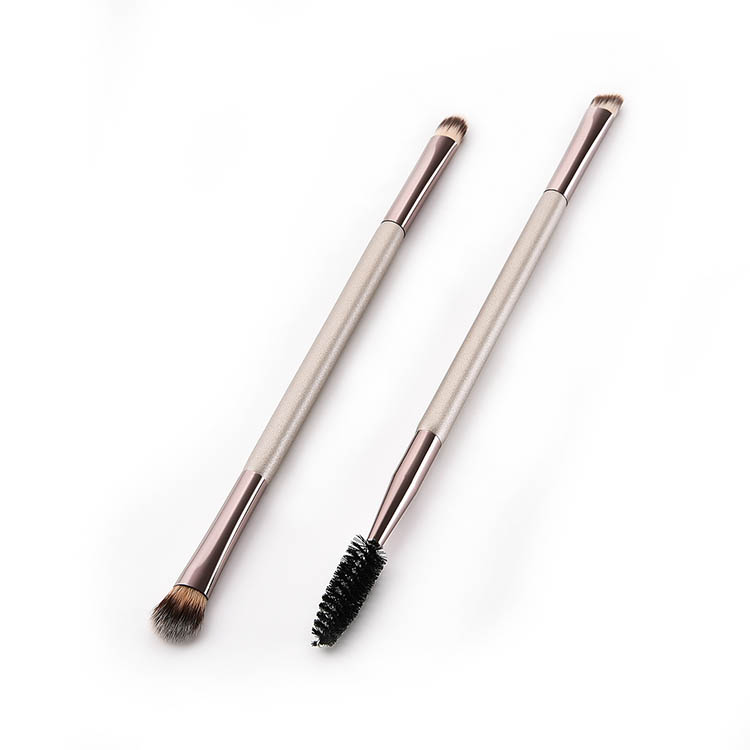 Champagne Gold Shiny Handle Eye Makeup Brushes Women Beauty Tools from China Supplier