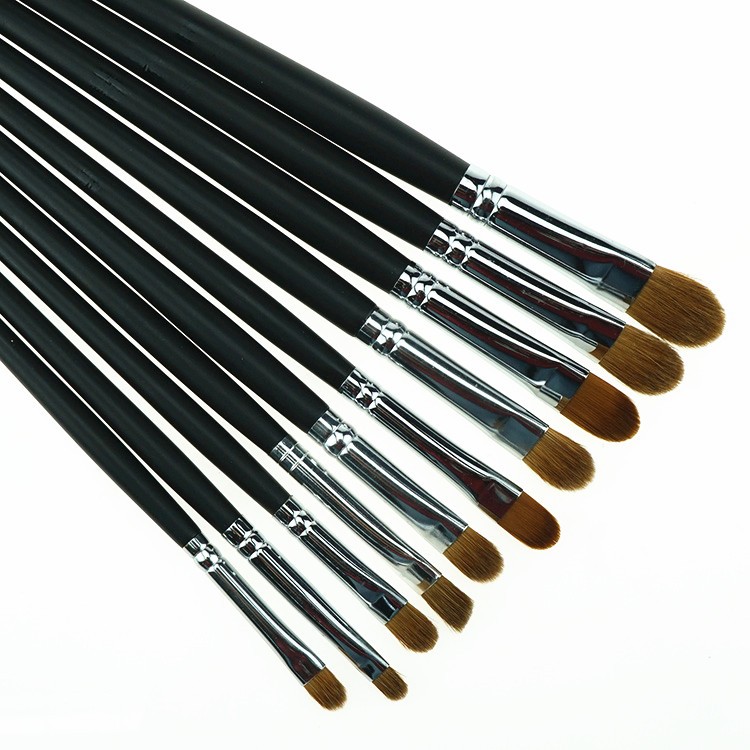Professional customized 21pcs natural hair makeup brush set with women makeup bag pouch