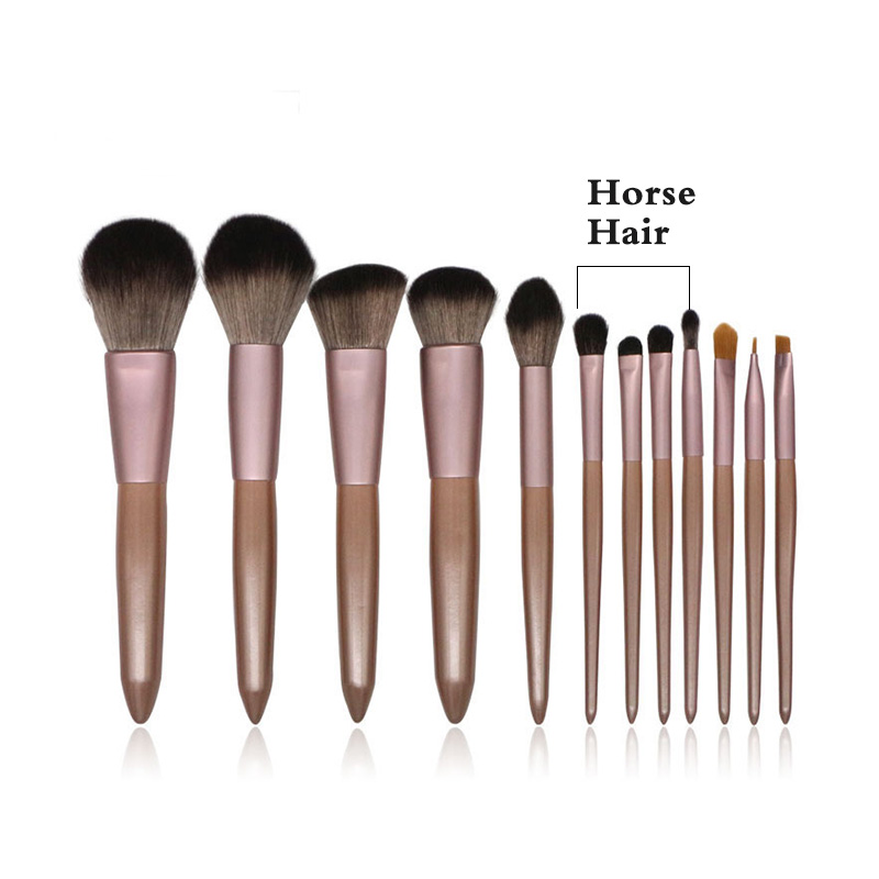 Custom Makeup Brush Set Private Label Make Up Brushes Natural Hair